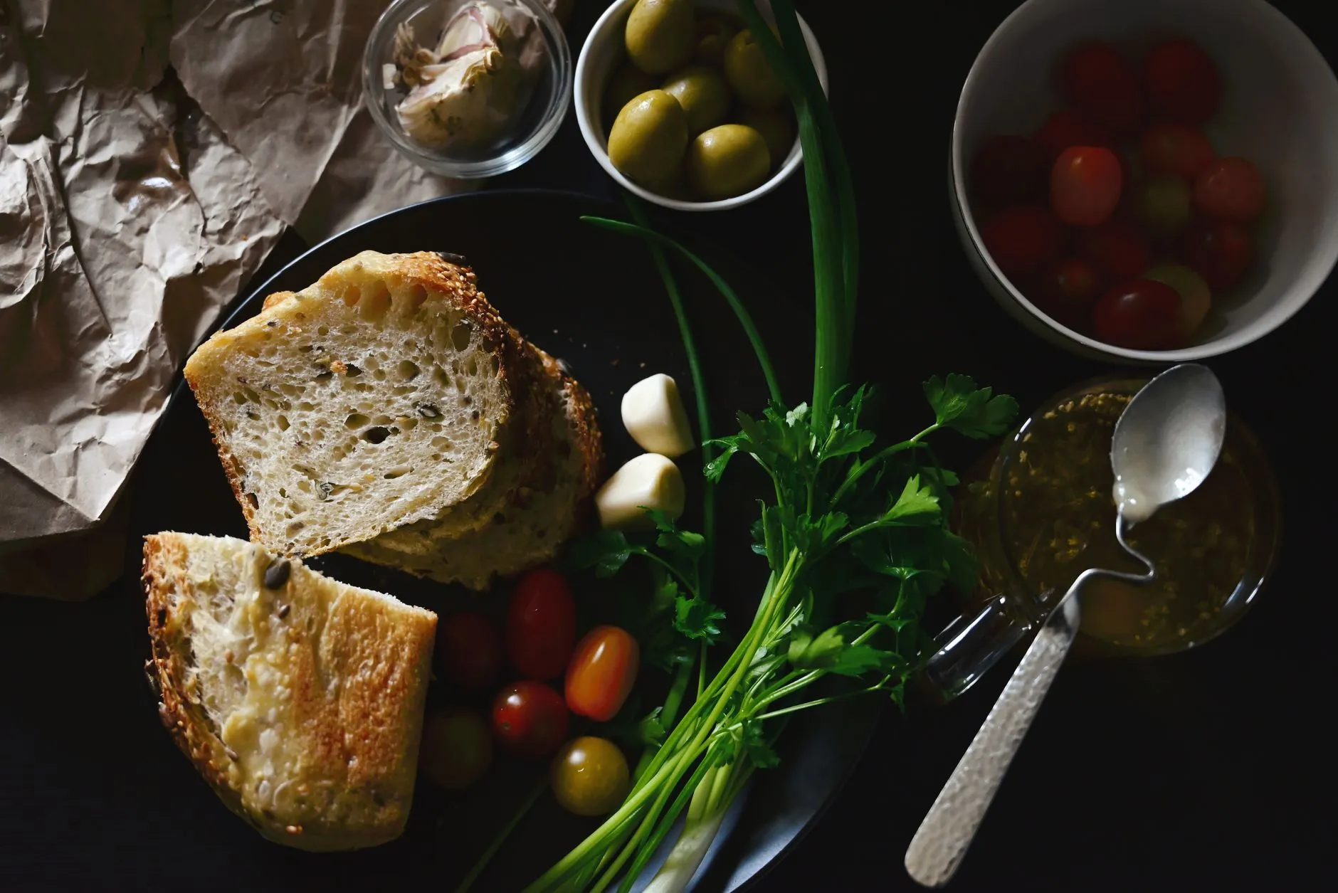 Italienisches Gewürzöl mit Zutaten